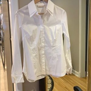 Soft Surroundings white blouse